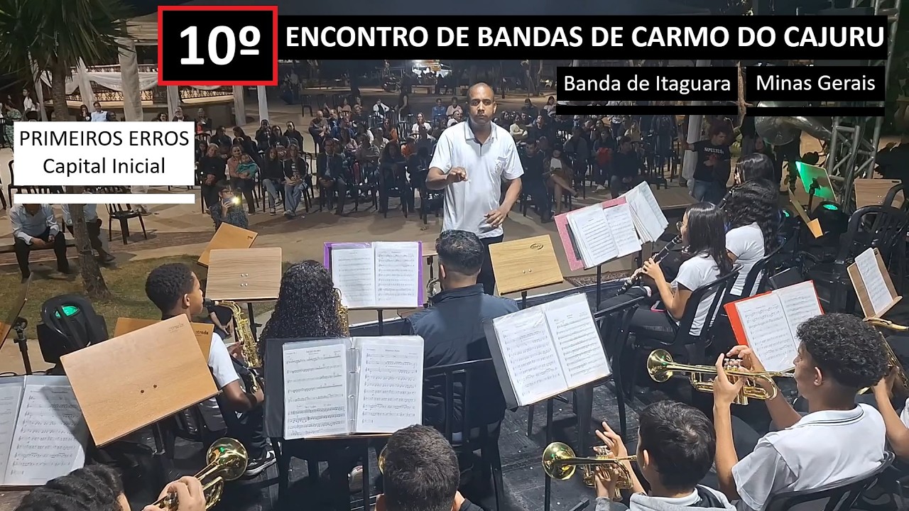 29/35 - 10º ENCONTRO DE BANDAS DE CARMO DO CAJURU MG - Banda Nossa Senhora das Dores de Itaguara MG