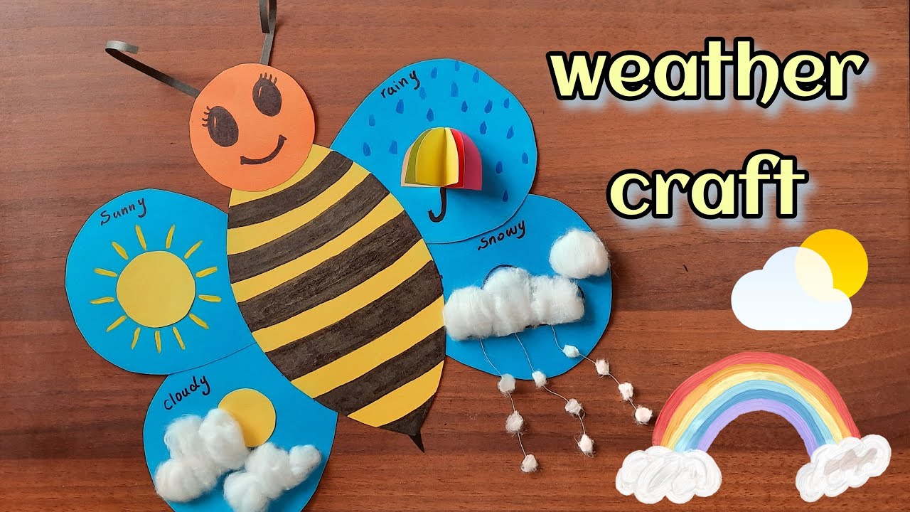 weather craft| weather paper craft for classroom| Meteorological craft