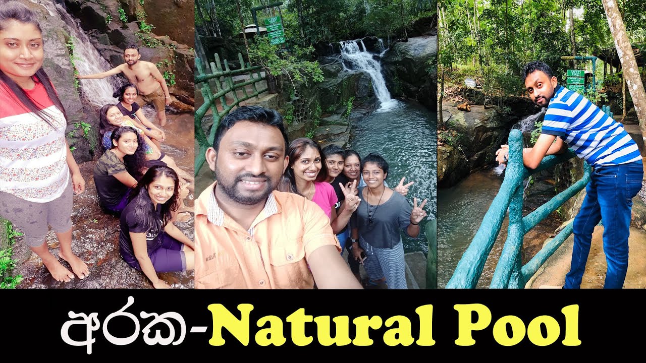 අරක ස්වාභාවික නාන තටාකය | Araka Natural Pool VLOG # 01