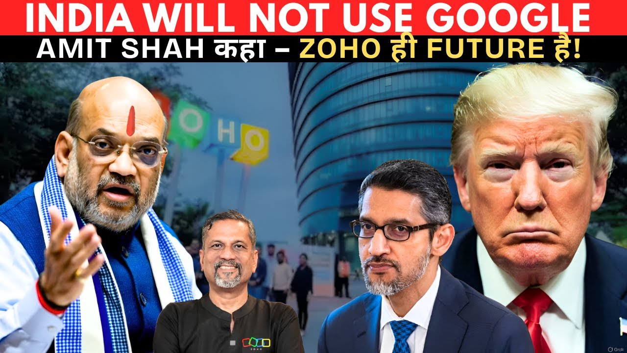 Amit Shah Switches to ZOHO - India’s Alternative to Google & Microsoft