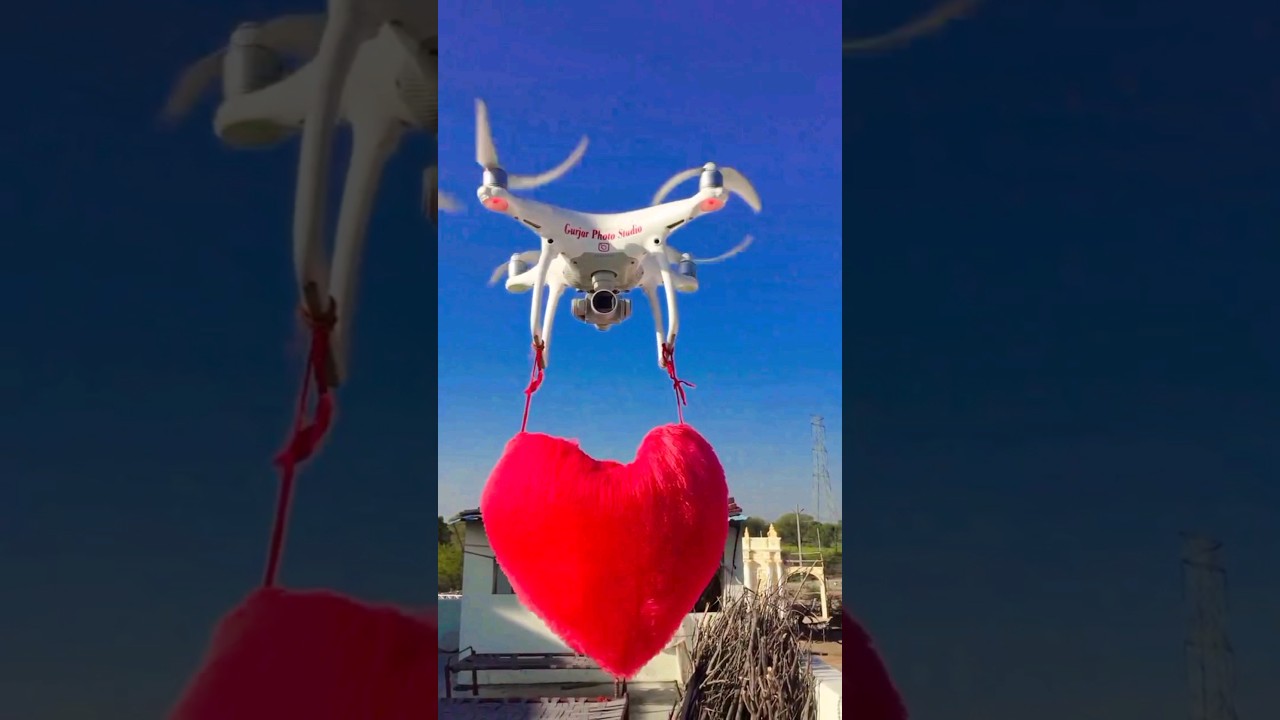 drone with heartshoot❤