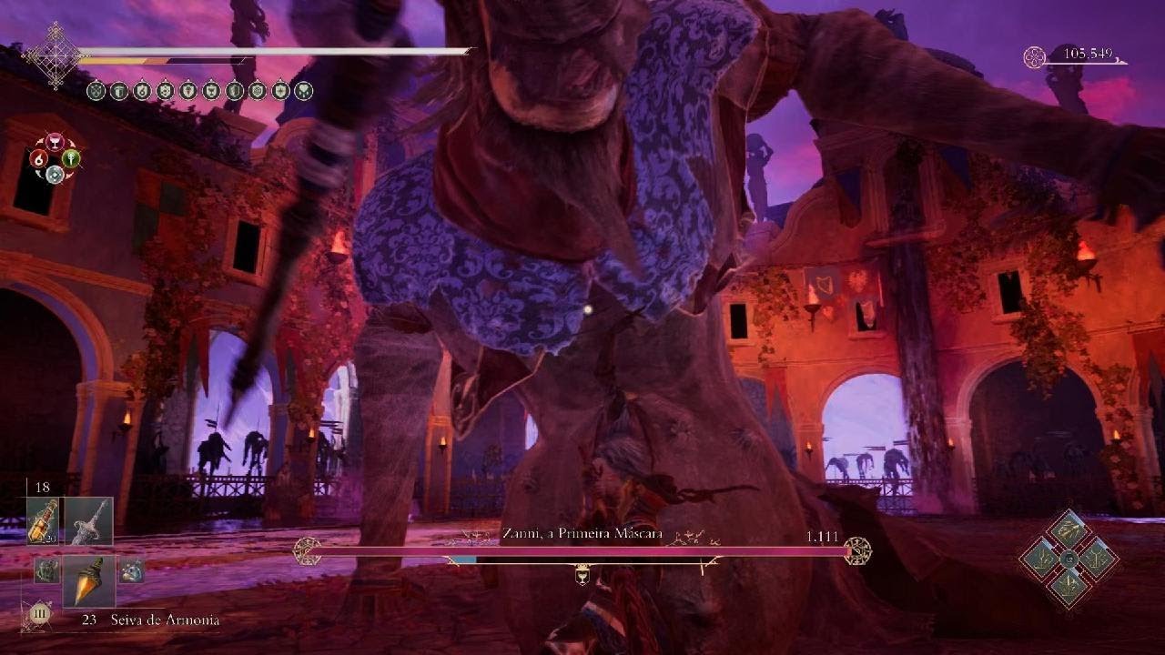 Enotria - NG1 Boss Zanni Com sua máscara