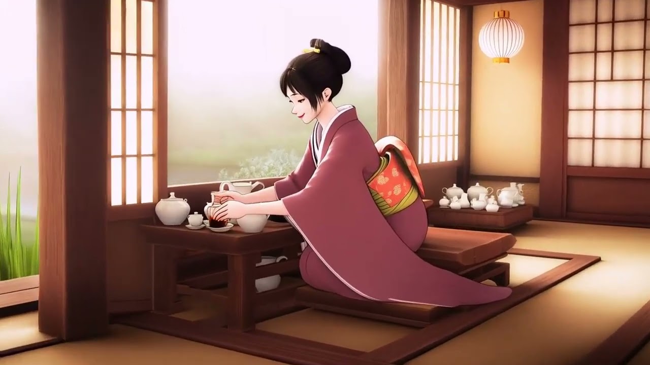 Rainy Day at a Tokyo Cafe 🌧️ Anime Lofi Mix