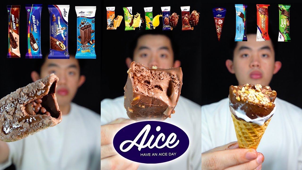 [KOMPILASI] MAKAN BERBAGAI VARIAN ES KRIM AICE | ASMR ICE CREAM | MUKBANG ICE CREAM