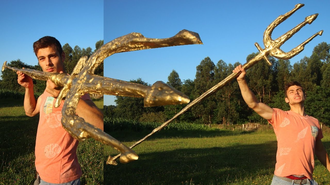 FABRICO EL TRIDENTE de AQUAMAN