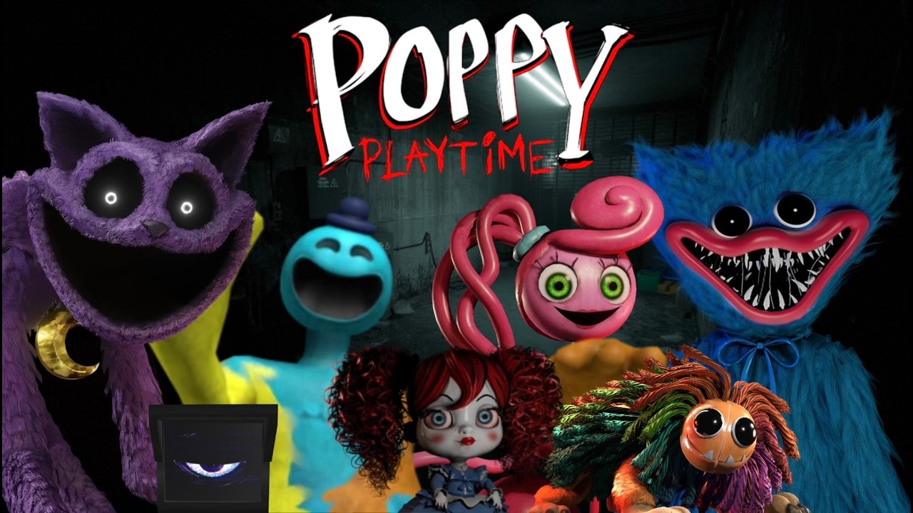 Poppy Playtime: Chapters 1-4 Marathon Livestream!