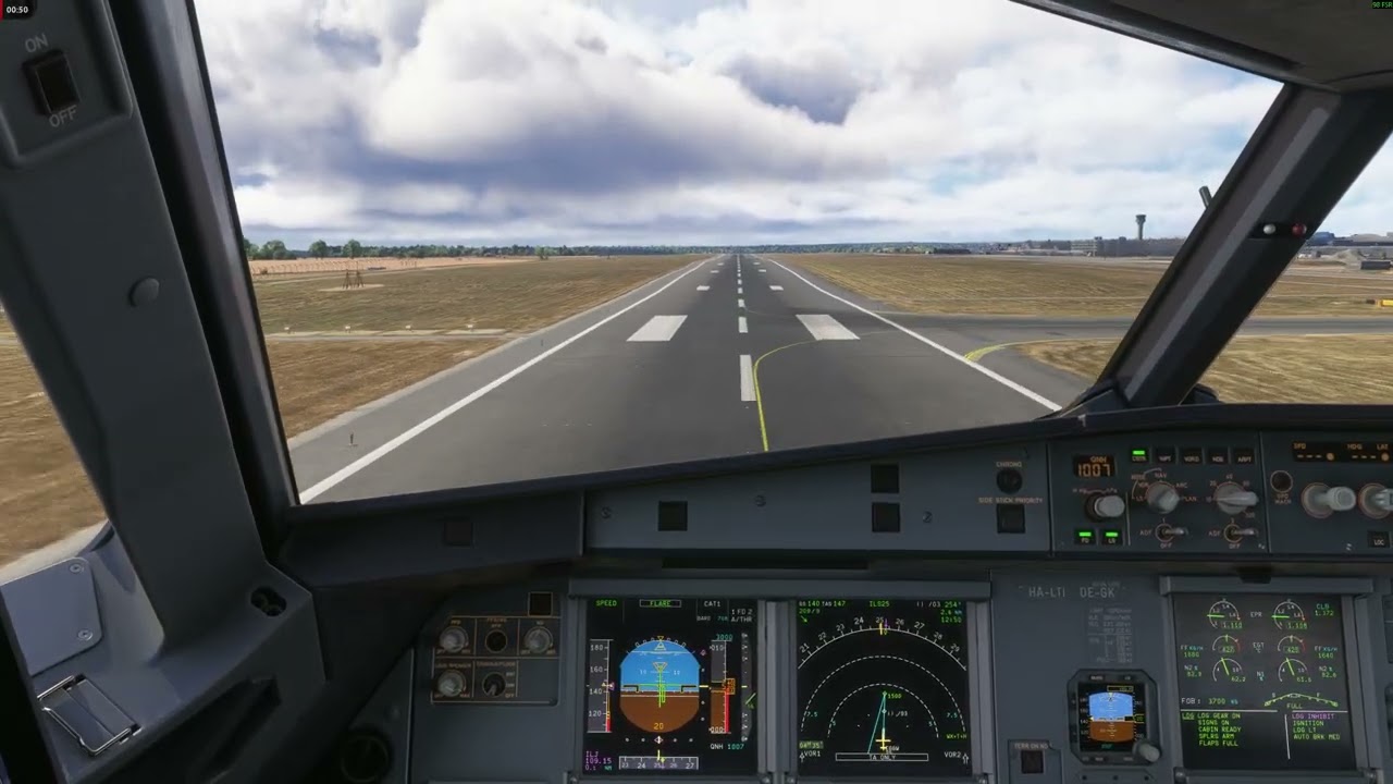 Cloudy Arrival London Luton (EGGW) | Fenix A321 IAE SL | MSFS24