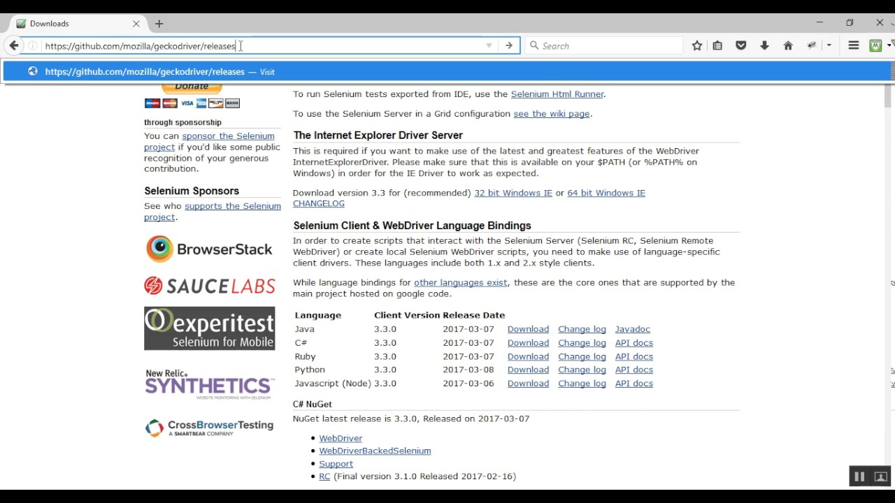 How to launch firefox browser using selenium with gecko driver