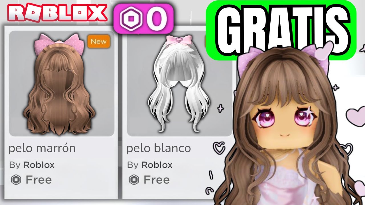 DOS NUEVOS PELOS GRATIS EN ROBLOX UGC &Iacute;TEMS LIMITED TUTORIAL