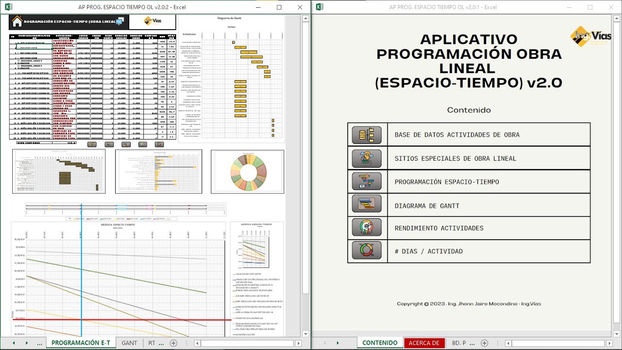APLICATIVO PROGRAMACIÓN  OBRA LINEAL ESPACIO-TIEMPO v2 0