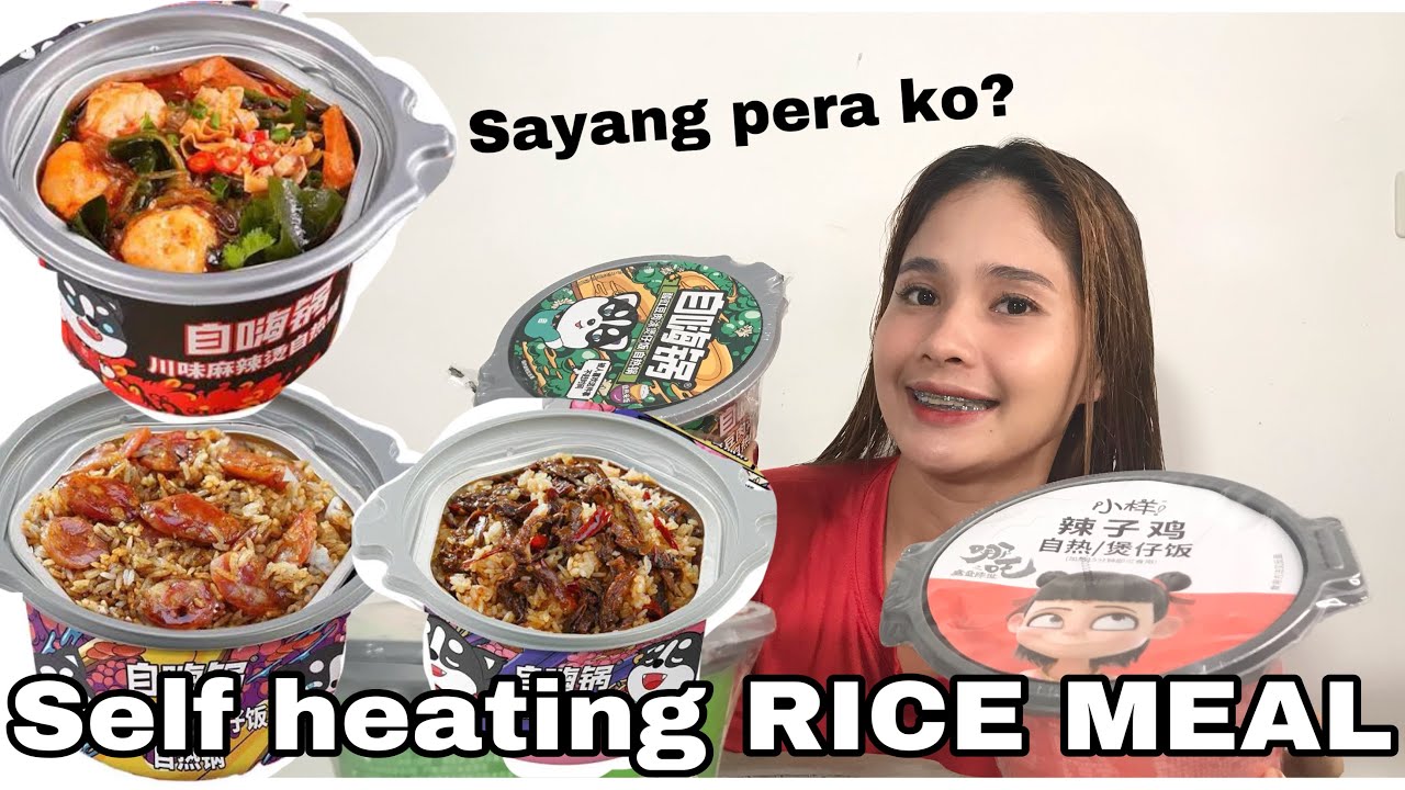 SELF HEATING RICE MEAL | SAYANG PERA KO? | CHRISTIAN MAE