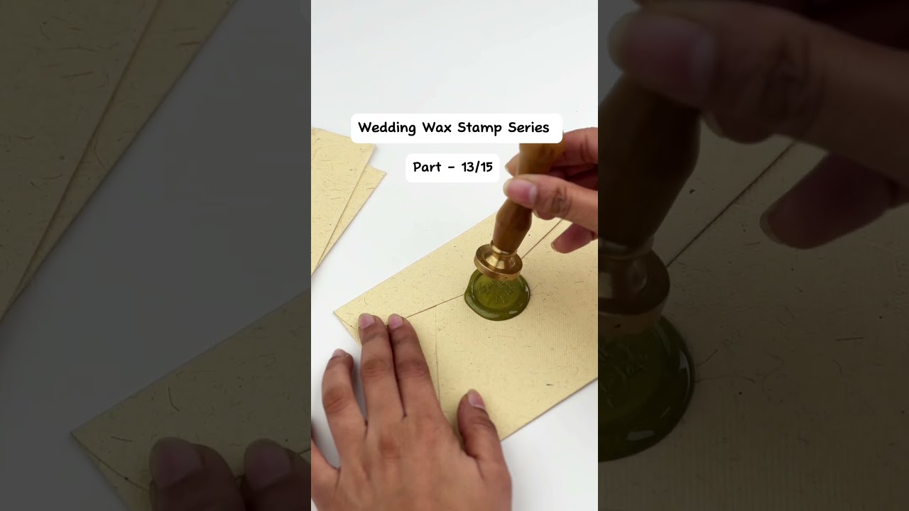 Wedding wax stamp❤️