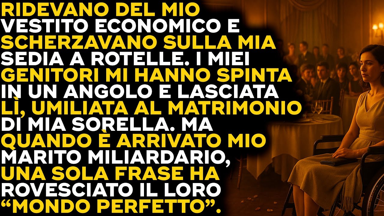 Ridevano Della Mia Sedia A Rotelle, Ma L’arrivo Di Mio Marito Miliardario Li Ha Distrutti...