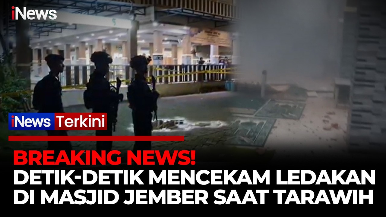 MENCEKAM! Ledakan Tiba-Tiba di Masjid Jember Saat Tarawih, Gegana Langsung Turun | iNews Terkini