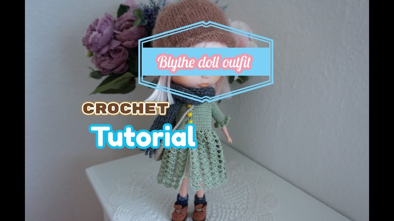 How to crochet doll clothes / blythe doll clothes