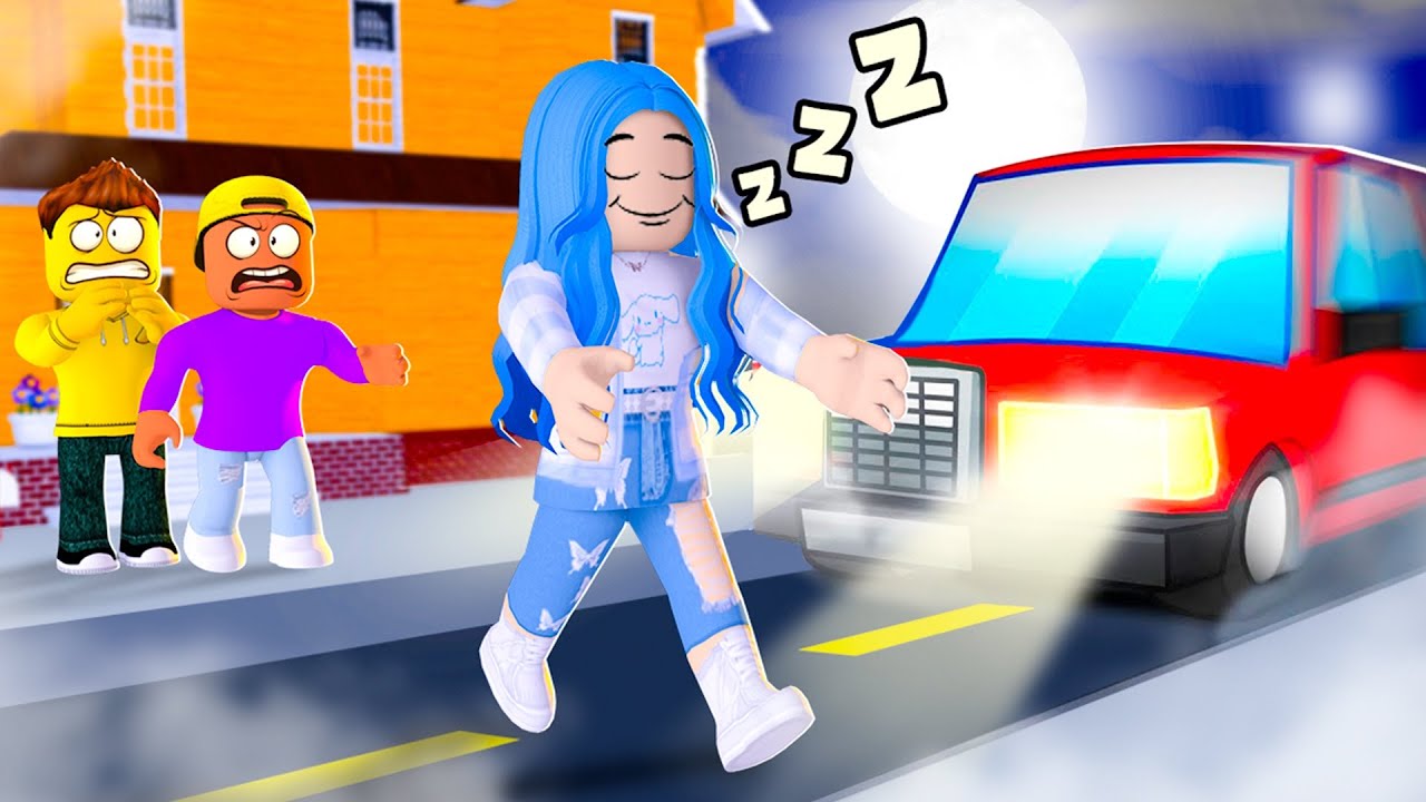 Meine FREUNDIN SCHLAFWANDELT in Roblox Snapchat rp