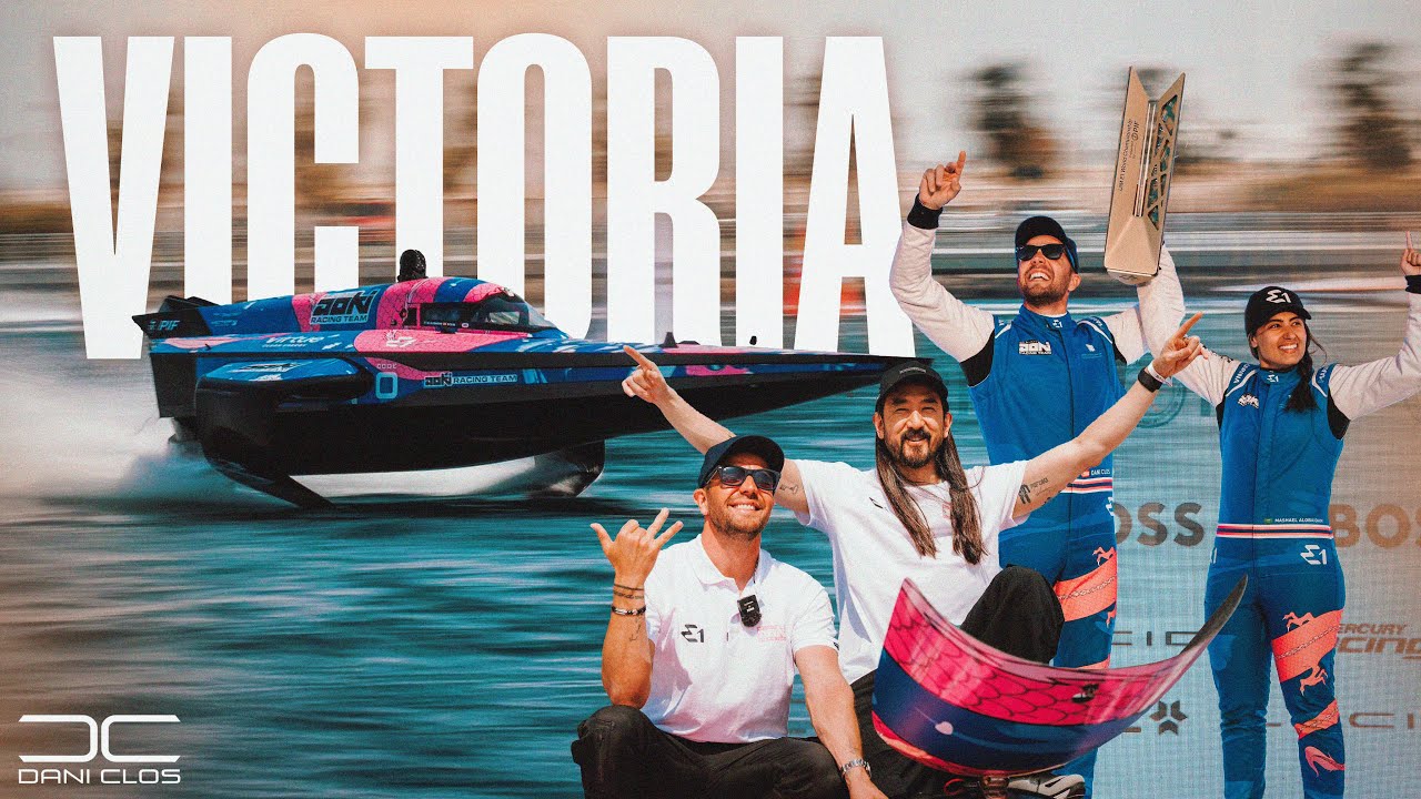GANO LA PRIMERA CARRERA DEL CAMPEONATO DEL MUNDO !! @Steve Aoki & @Dani Clos