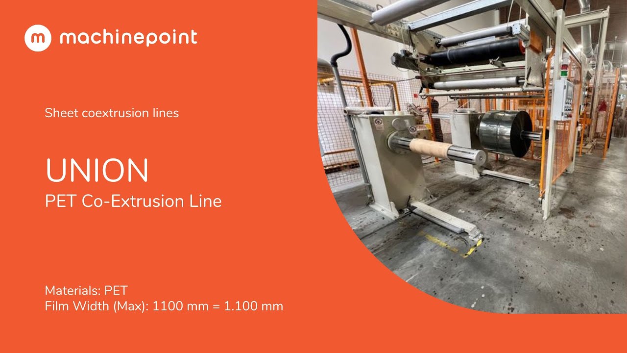 UNION PET Co-Extrusion Line Sheet coextrusion lines | UNION Machines
