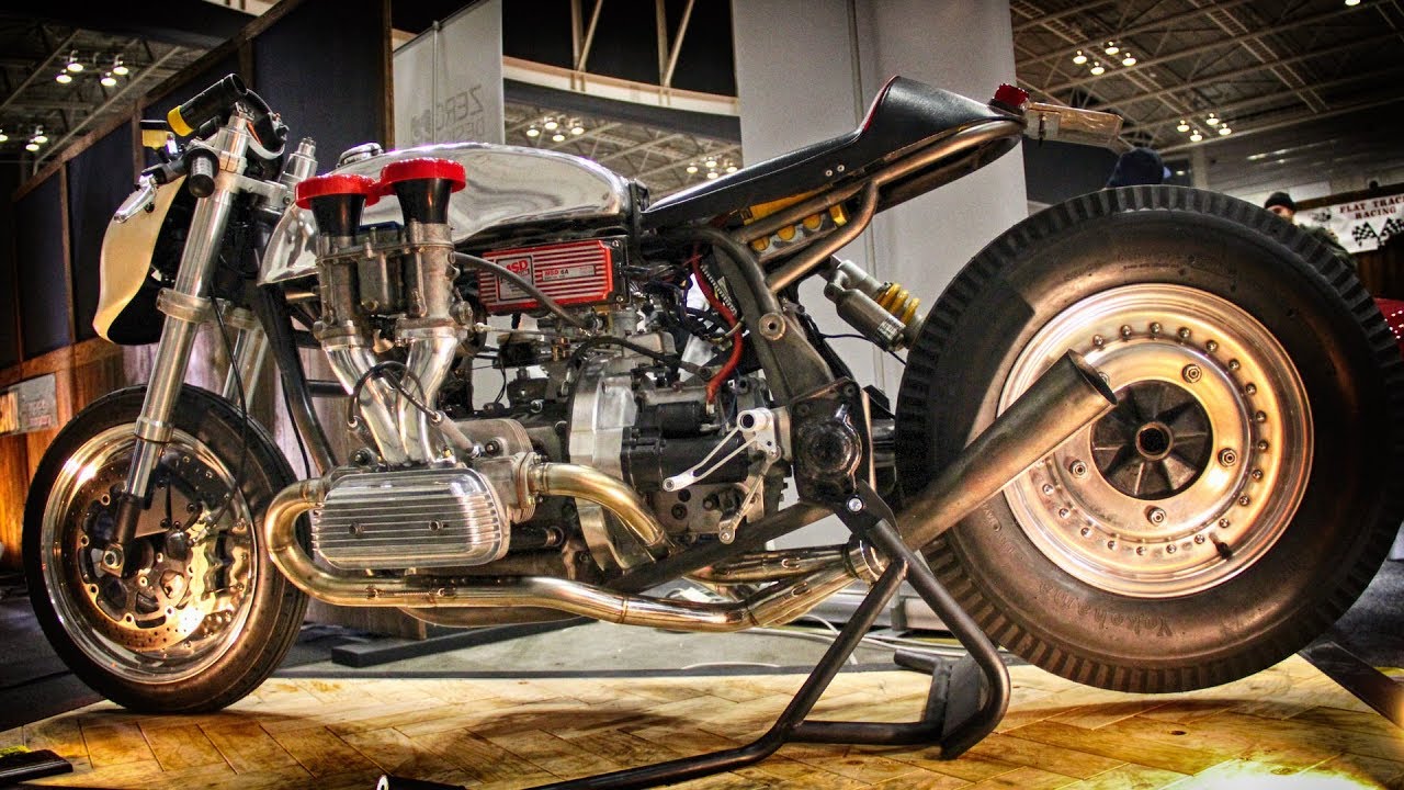 MOTO VW Volkswagen FLAT4 Engine Custom Motorcycle #HCS2017