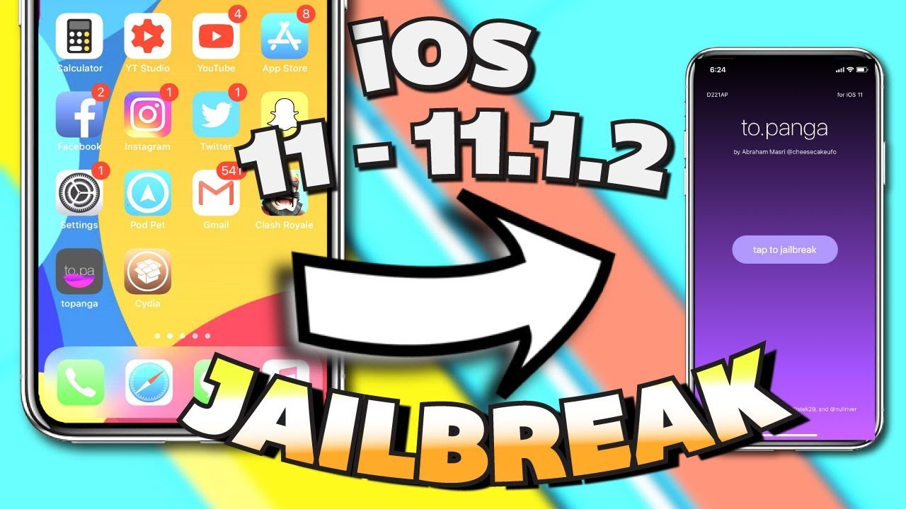 JAILBREAK iOS 11 - 11.1.2 (NO COMPUTER) + All You Need To Know (iPhone, iPad, iPod) - To.Panga