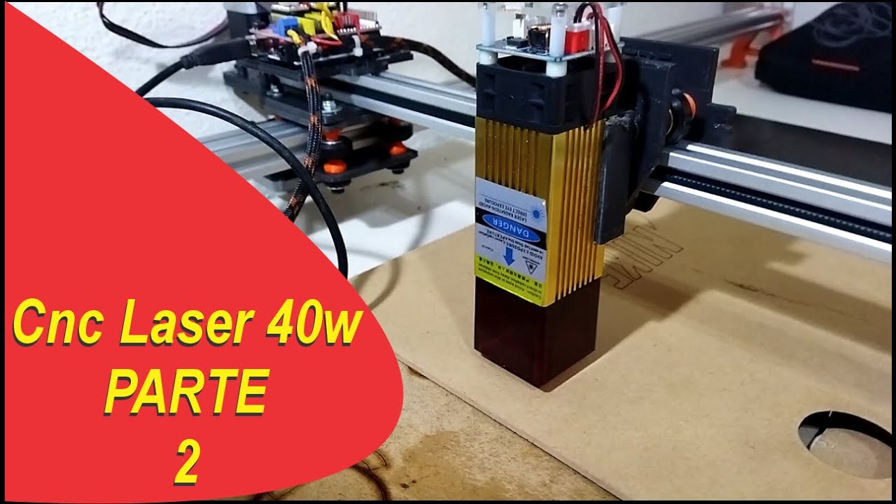#PROJETO CNC LASER 40W CASEIRA - PARTE 02