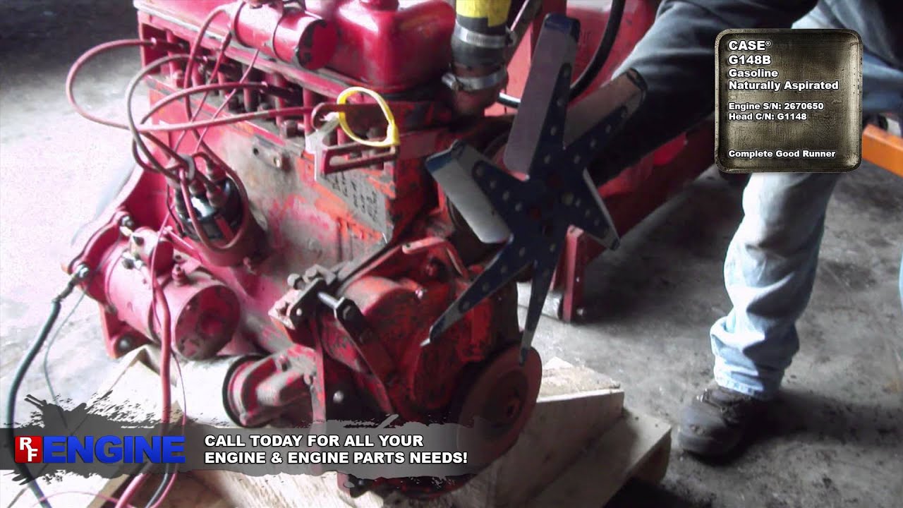 7510134GN | CASE G148B COMPLETE GOOD RUNNING ENGINE