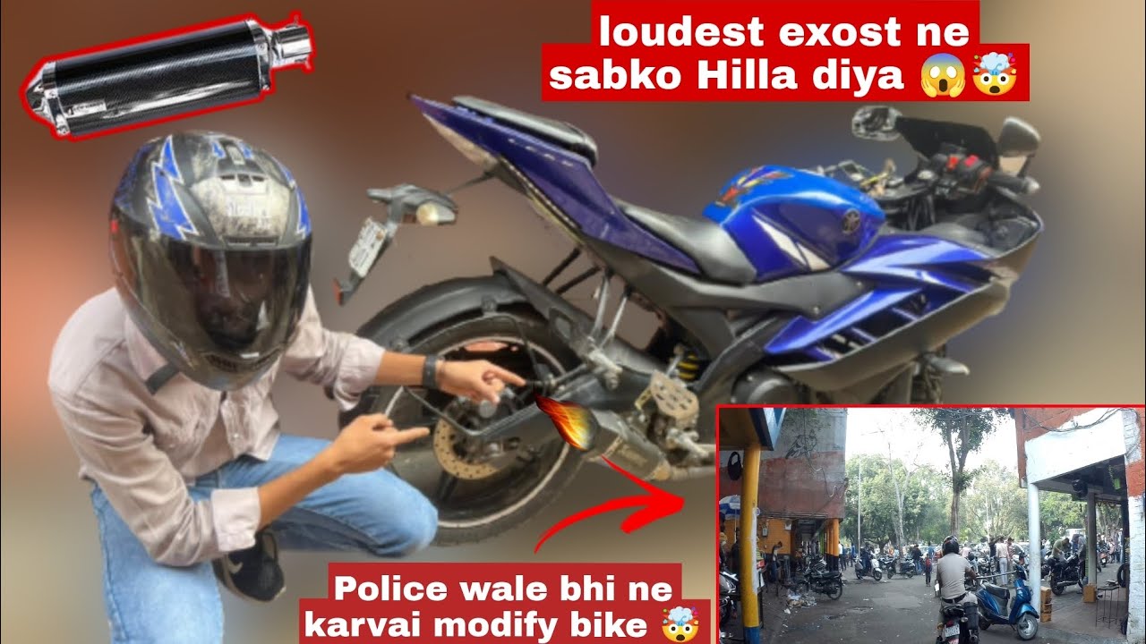 Top and BEST EXHAUSTS For Yamaha R15 V2 |Loud Exhaust for Bike|Bike Modification| @rambo04rider