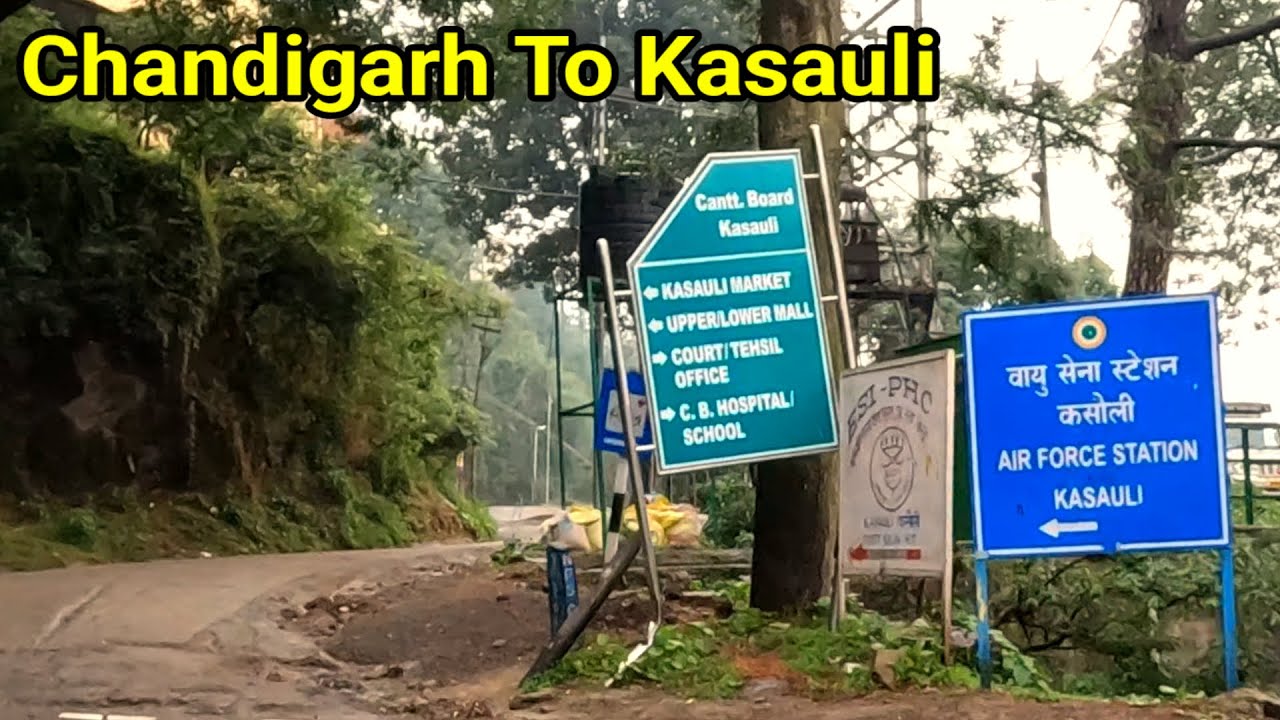 Chandigarh To KASAULI Road Trip | How To Reach कसौली From Chandigarh