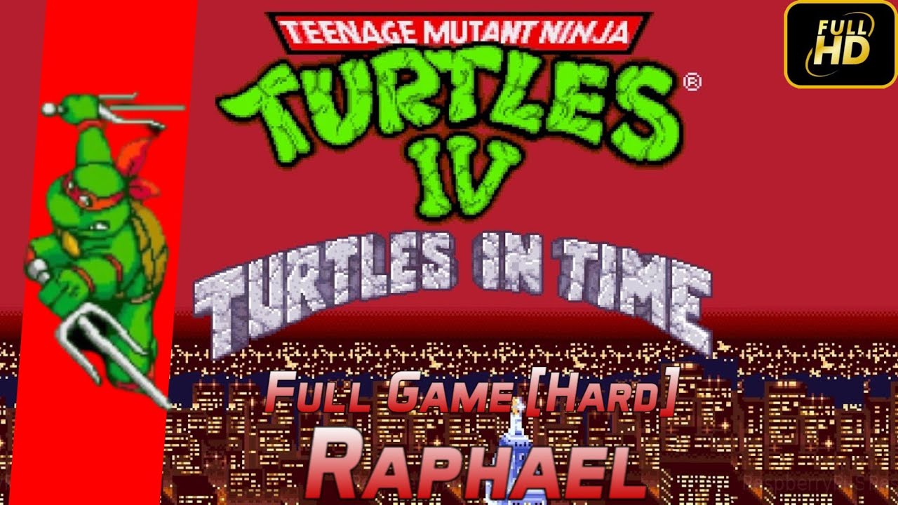 TMNT 4: Turtles in Time [Xbox One] Raphael Full Game (Hard) - No Commentary