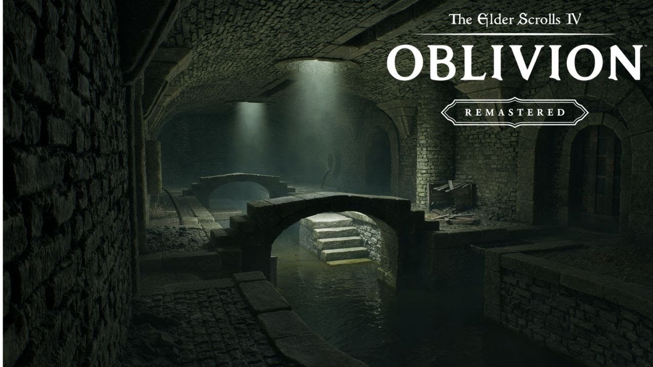 Oblivion Remastered  Relaxing Ambience & Music - The Sewers