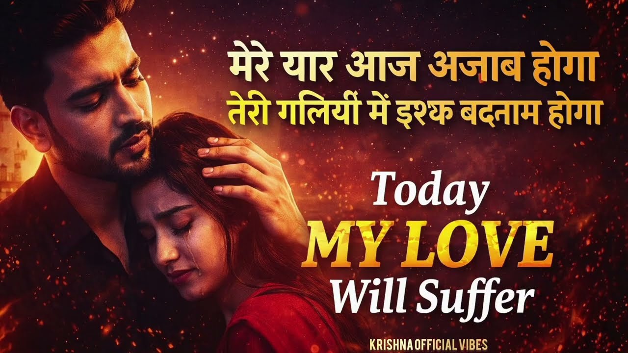 मेरे यार आज अज़ाब होगा | दर्द भरी ग़ज़ल | Broken Love Poetry | Sad Shayari Video