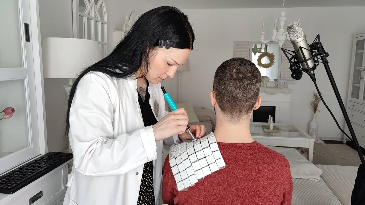 ASMR - Pain Relief Of The Shoulder & Neck By Special Treatment