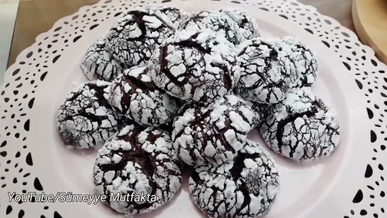 1 HAFTADA 3 KEZ YAPTIM 👌 KAKAOLU ÇATLAK KURABİYE