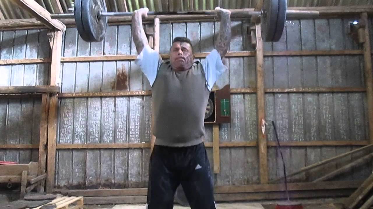 George Olesen 5x 110 kg. ( Skulderpres )