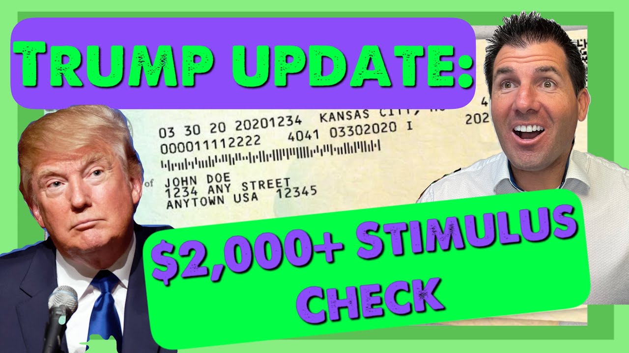 Today: Trump Just Gave a $2,000+ Stimulus Check Update