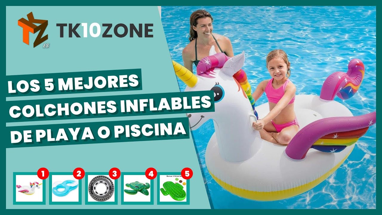 Los 5 mejores colchones inflables de playa o piscina