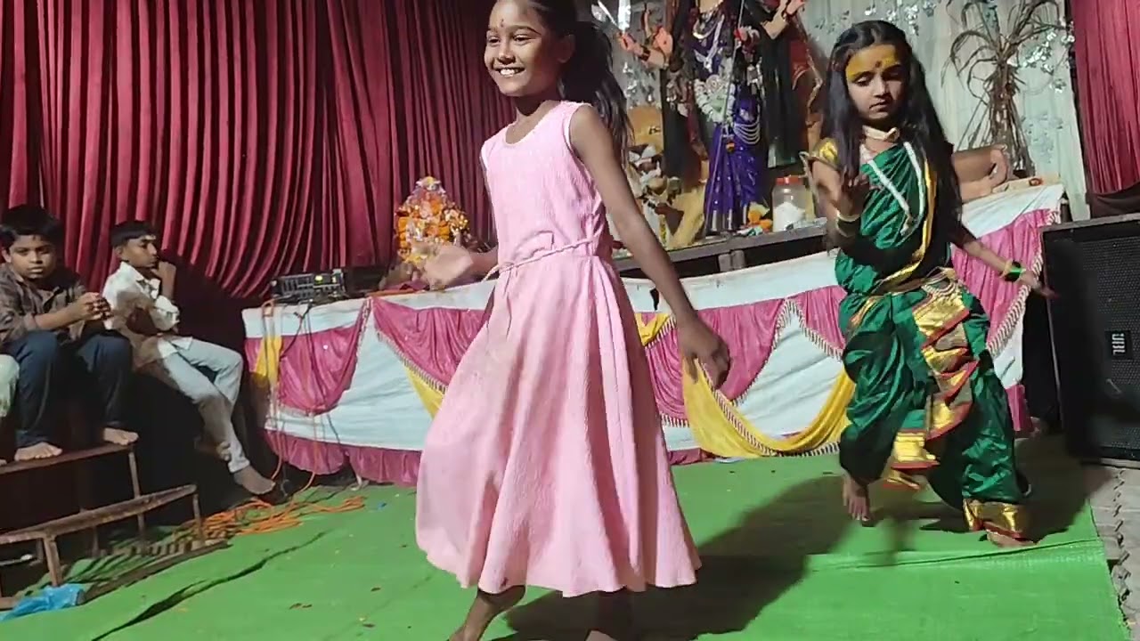 ललाटी भडार मराठी गाण्यावरती मुलीचा खूप छान Dance💃#ललाटी भडार#viral#youtub#