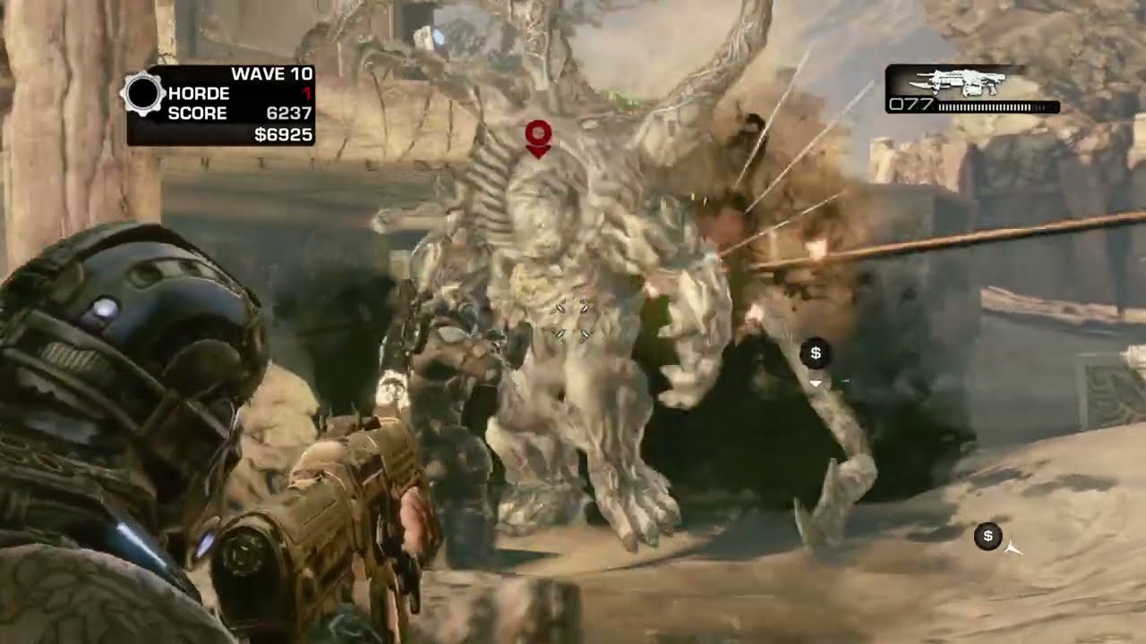 Gears of War 3 Horde Mode - Playing with Friends and Randoms on Trenches