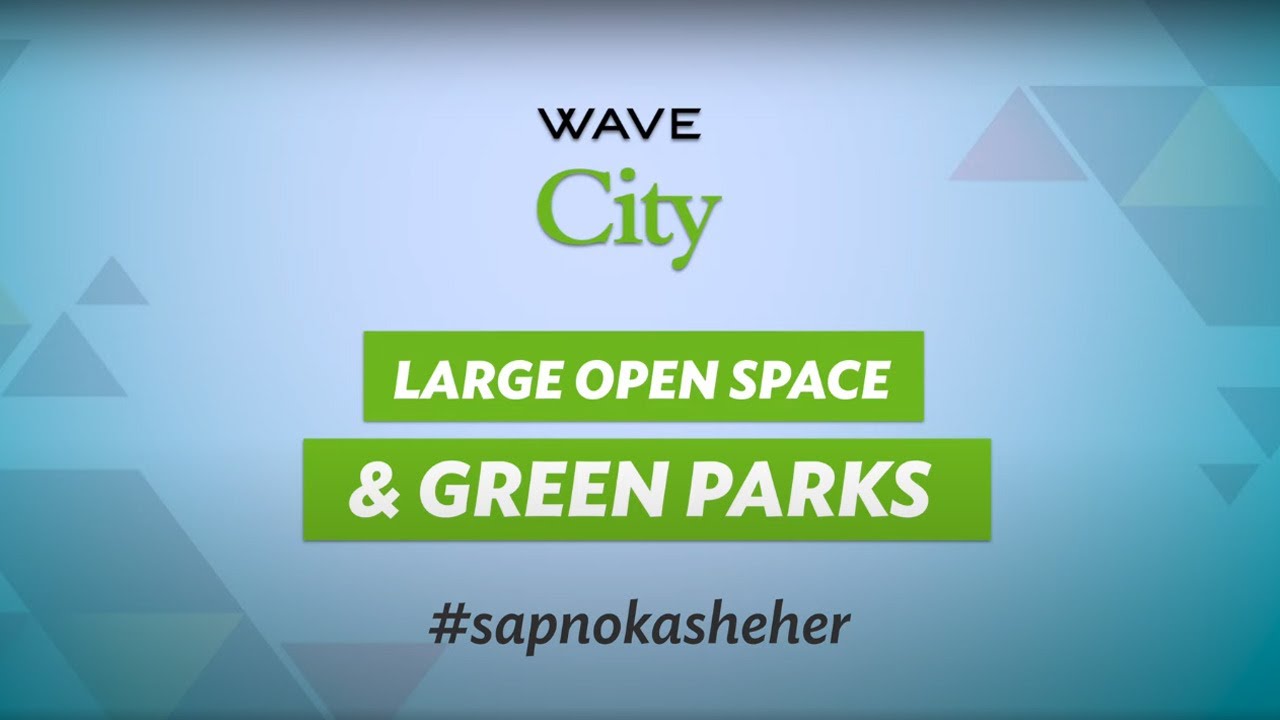 Escape to the lush green parks of Wave City for a refreshing and rejuvenating experience.