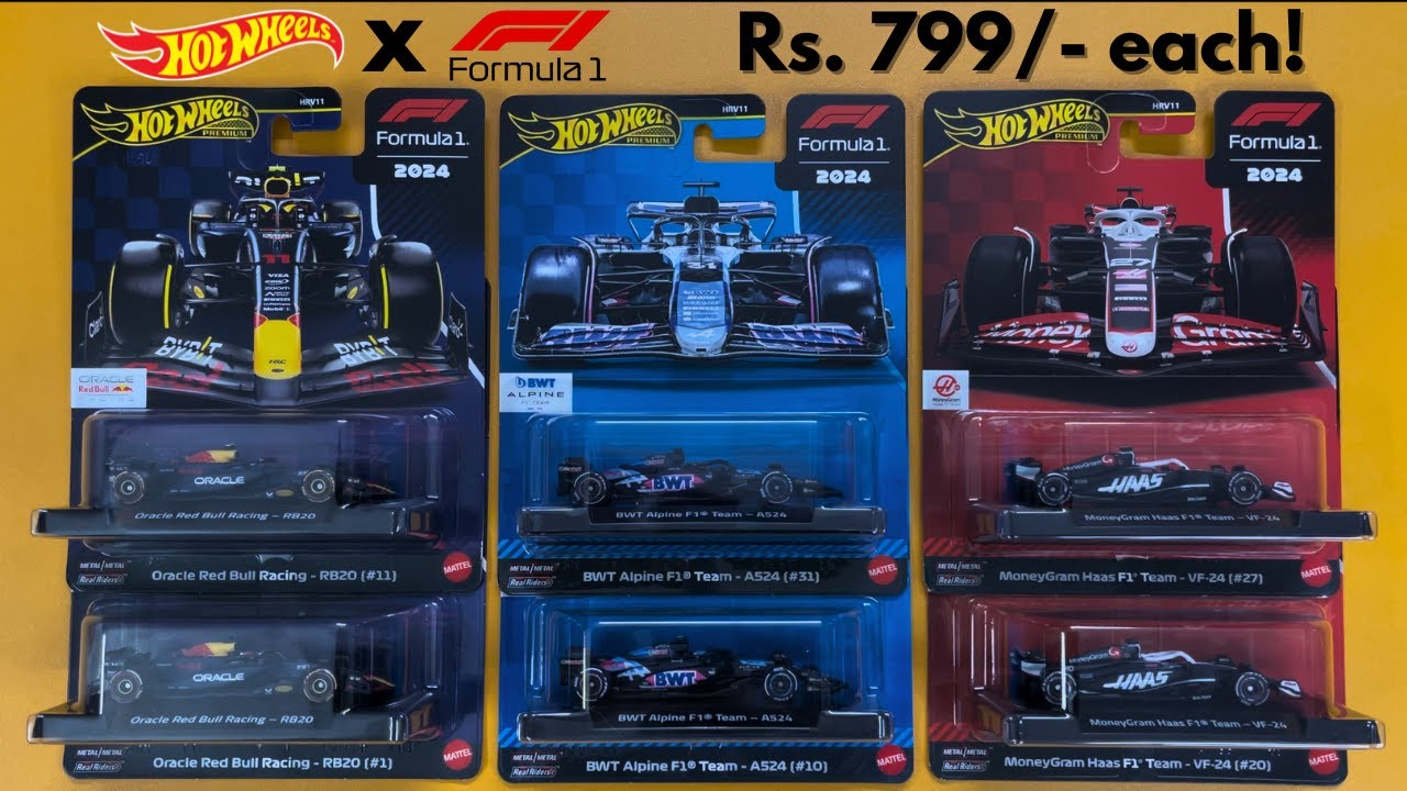 The F1 Diecast We've ALL Been Waiting For! Hot Wheels Premium Formula 1 2024 (Mix 1) Review!