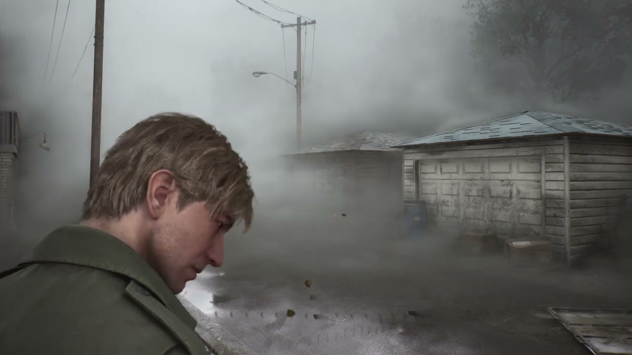 🏚️ Foggy Alleys | Silent Hill 2 Remake | Dripping Water & Soft Wind ASMR (No Talk)