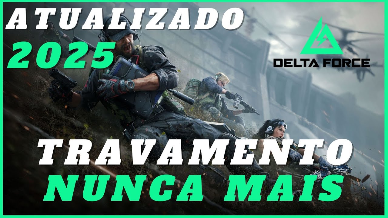 COMO ACABAR COM O TRAVAMENTO NO DELTA FORCE | DELTA FORCE TRAVANDO AMD ATUALIZADO 2025.