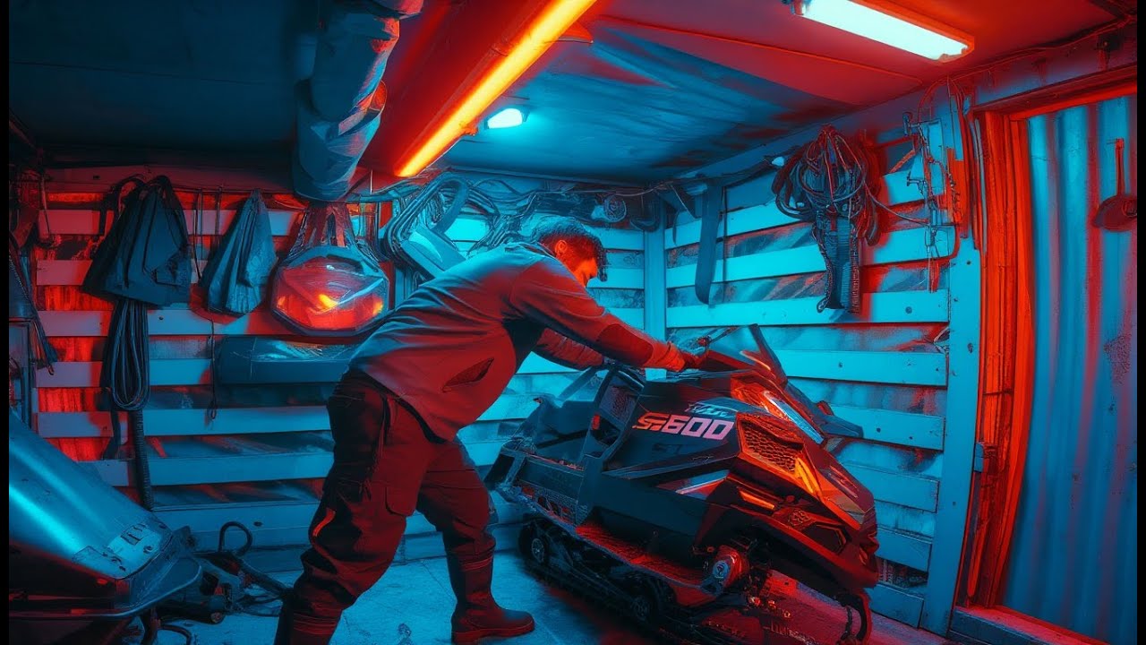 ОНО ЖДАЛО В ГАРАЖЕ. ЛЮТАЯ МОТОСОБАКА. НОВАЯ ТЕХНИКА В ГАРАЖЕ. МОТОБУКС SHARMAX SE 600 1450 HP23.