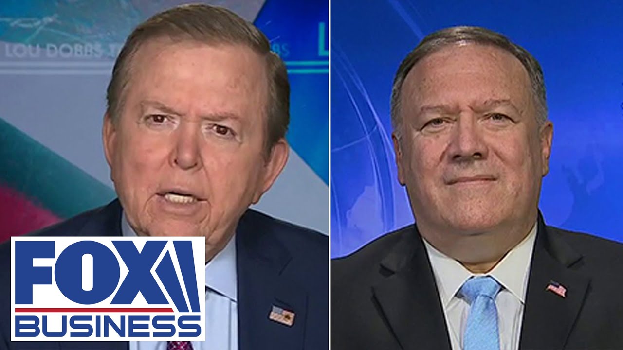Lou Dobbs grills Pompeo on whether US, China are in a 'cold war'
