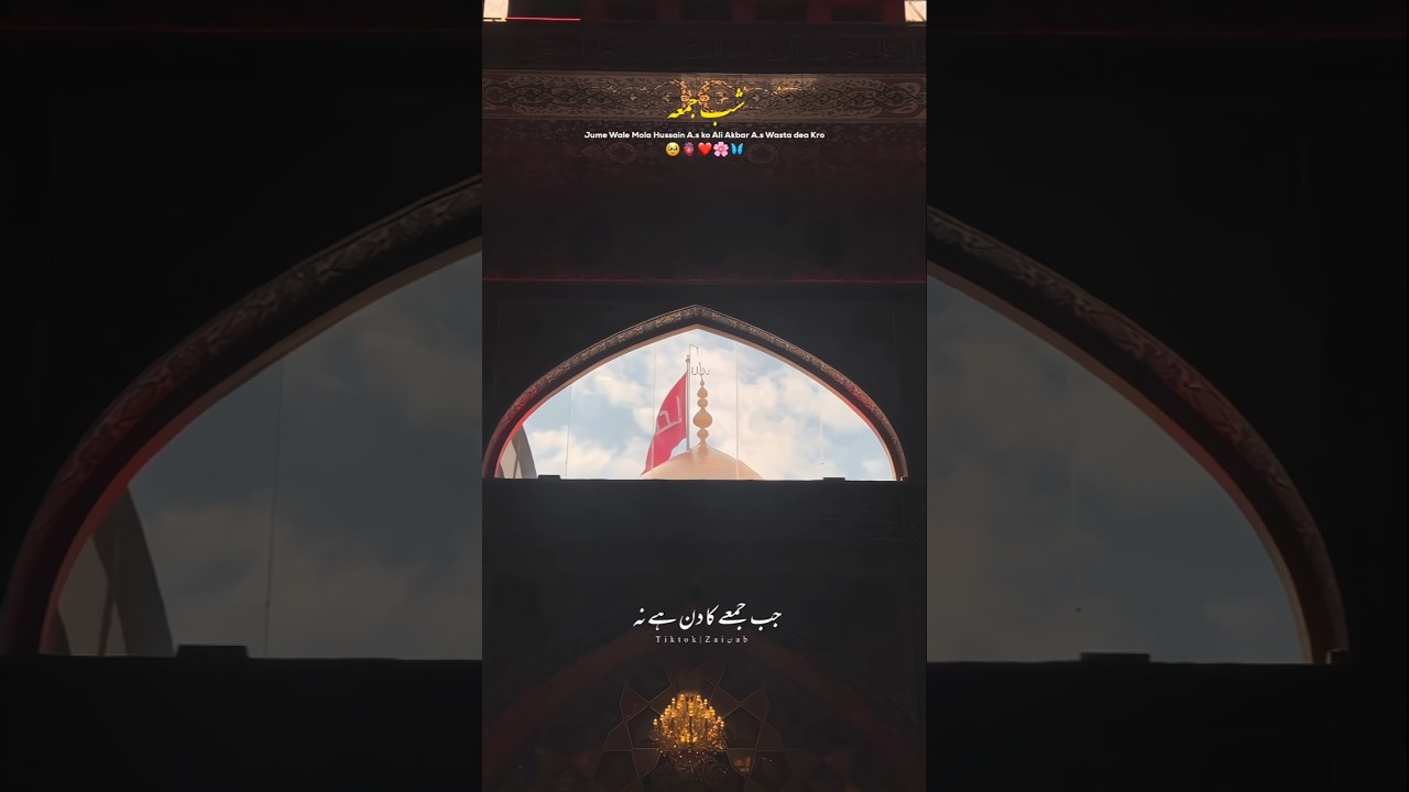 Shab E Juma Farman Mola Hussain A.s🥹🫀🦋🤲🏻 #youtubeshorts #shiastatus #aliwaly #ahlebait