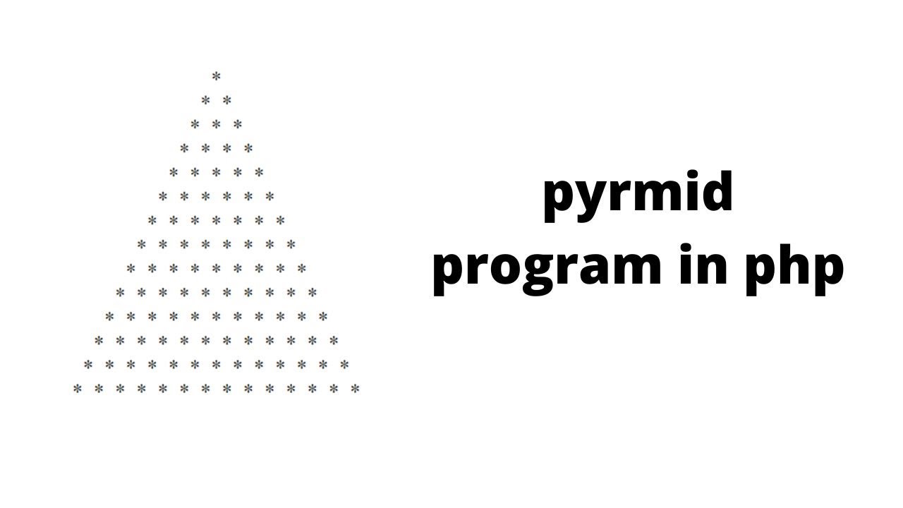 How to create pyramid in php