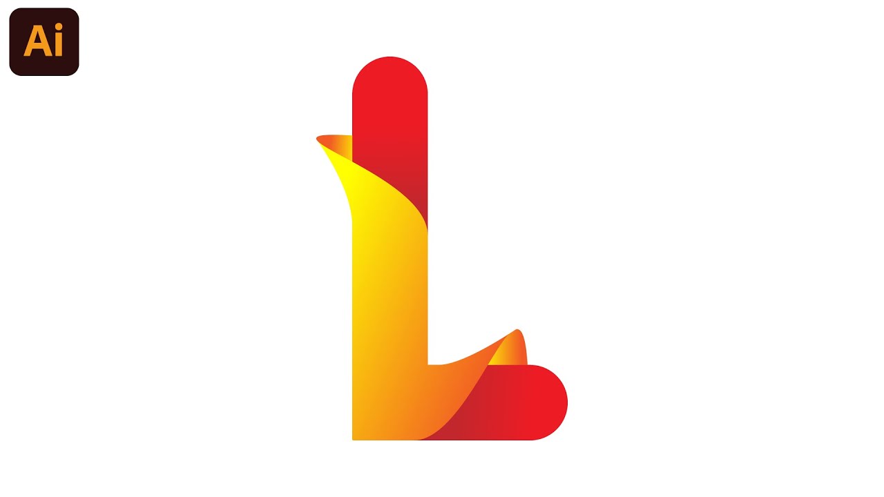 Illustrator tutorial | Logo design tutorial | Letter logo design (L) - Jammu Graphics