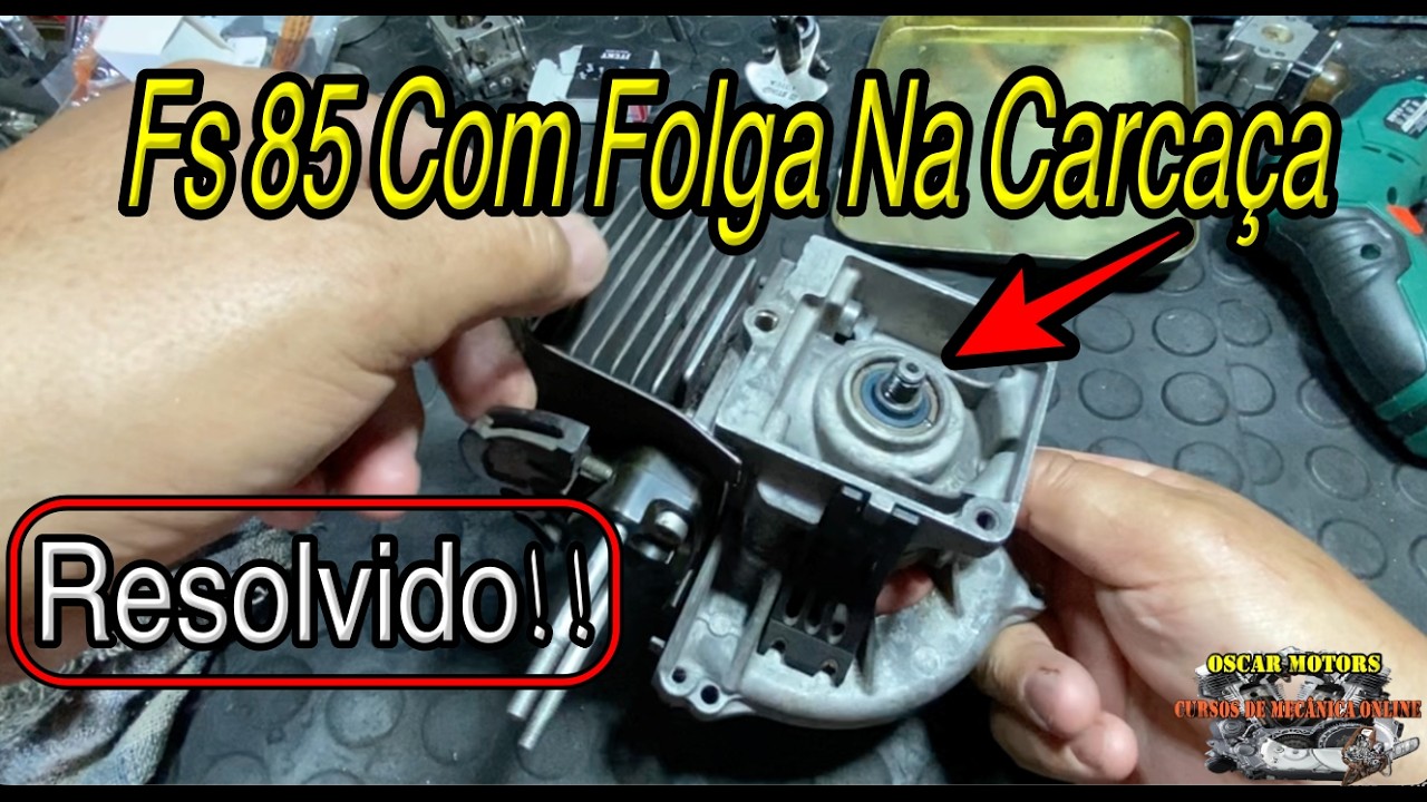 Roçadeira Fs 85 Parecia Falha de Carburador Mas Era Outra Coisa