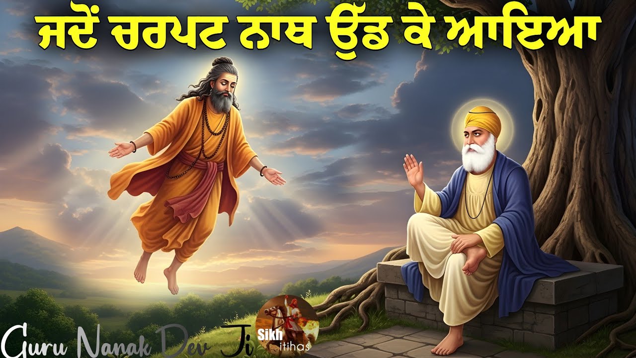ਜਦੋਂ ਚਰਪਟ ਨਾਥ ਉੱਡ ਕੇ ਆਇਆ || Guru Nanak Dev Ji Sakhi || Sikh Itihas