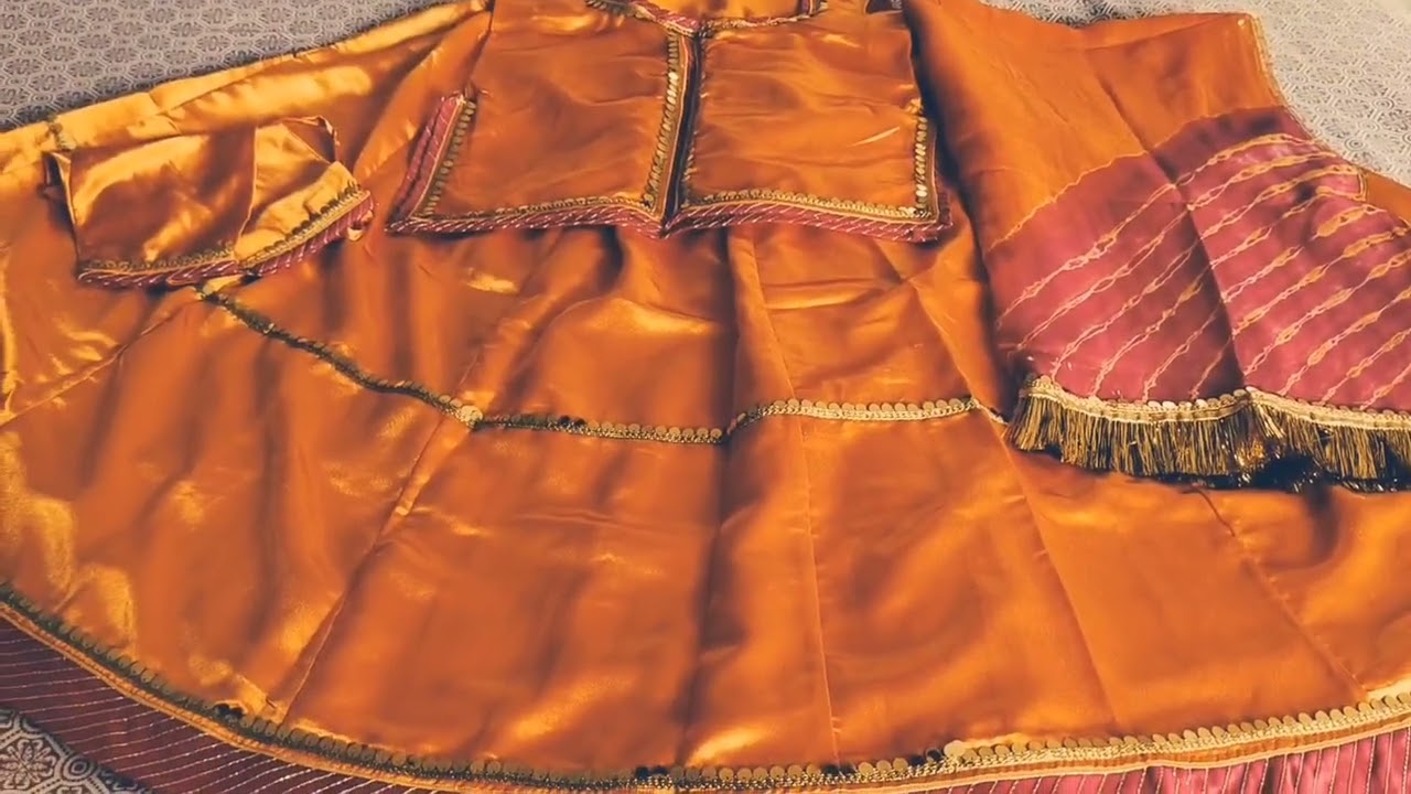 हाथ से बनी हुई ब्यूटीफुल राजस्थानी ड्रेस#handwork#royal#rajputi#designer#dress